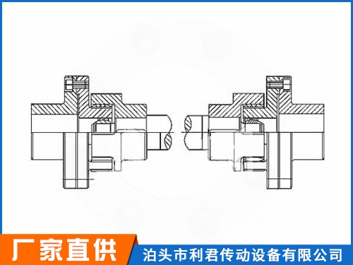 河北LXQ接中间轴球铰型星形弹性联轴器